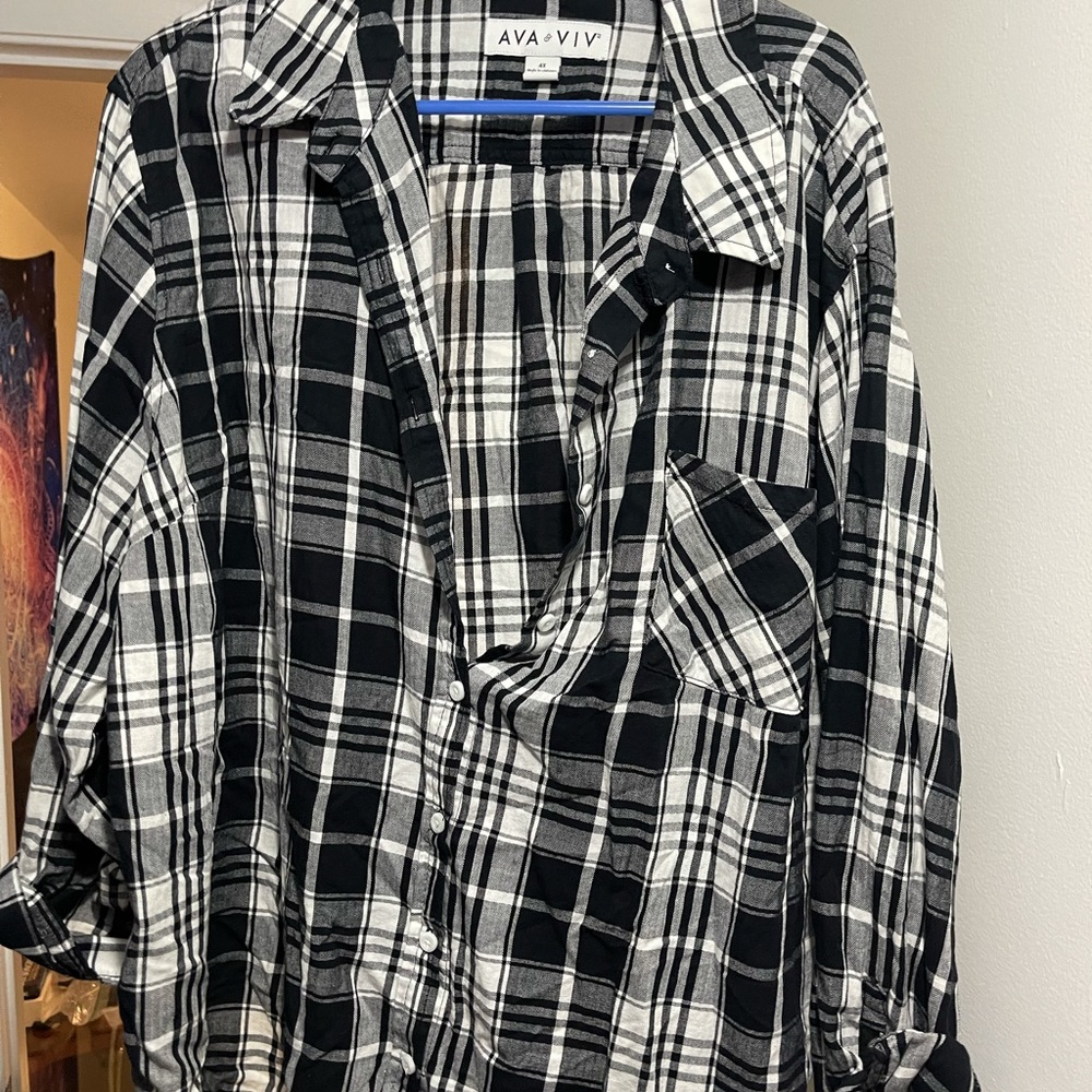 Ava & Viv Button Down